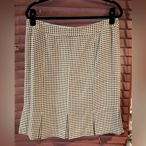 Ann Taylor Loft black & white skirt
